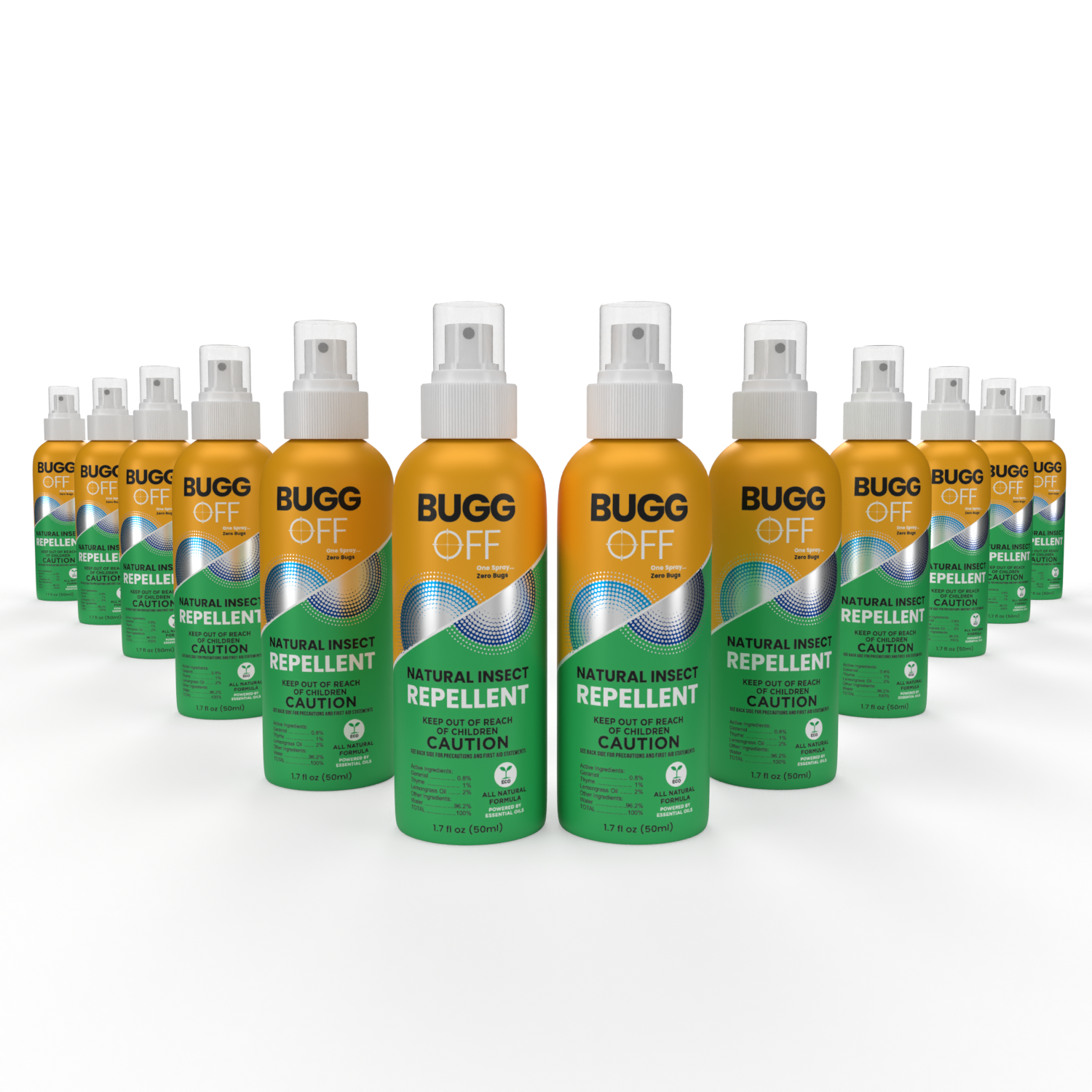 Répulsif naturel contre les moustiques, les moucherons et les tiques, sans DEET, fabriqué avec des huiles essentielles, dure jusqu'à 4 heures Original 